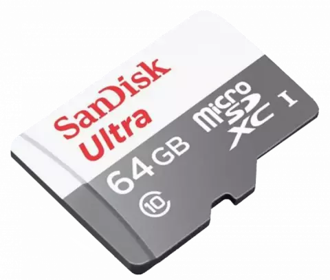 مموری کارت 64 گیگابایت Sandisk مدل Ultra microSD کلاس 10 استاندارد UHS-I U1