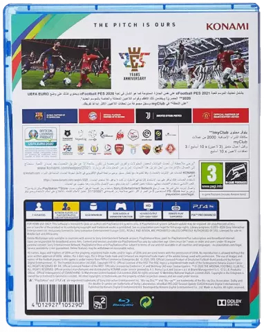 بازی KONAMI EFOOTBAL PES 2021 + SEASON UPDATE مناسب برای PS4 و PS5