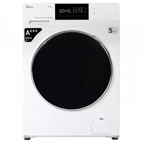 ماشین لباسشویی اتومات 10.5 کیلوگرم جی پلاس مدل GWM-MD106W