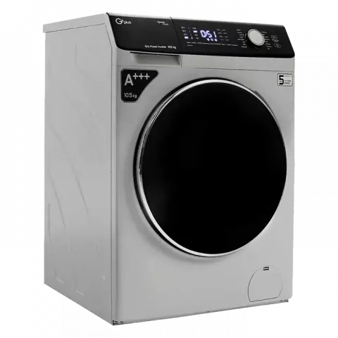 ماشین لباسشویی اتومات 10.5 کیلوگرم جی پلاس مدل GWM-M105W