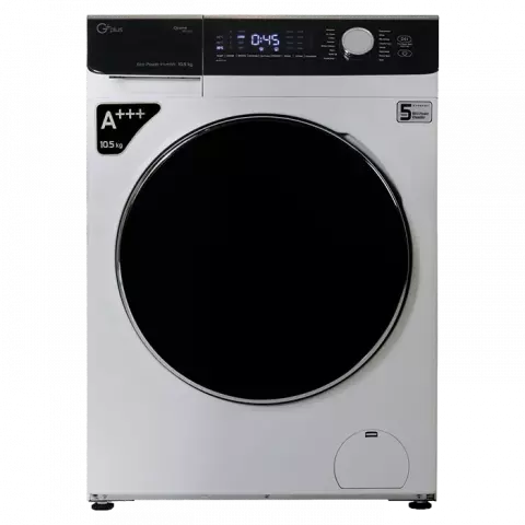 ماشین لباسشویی اتومات 10.5 کیلوگرم جی پلاس مدل GWM-M104W