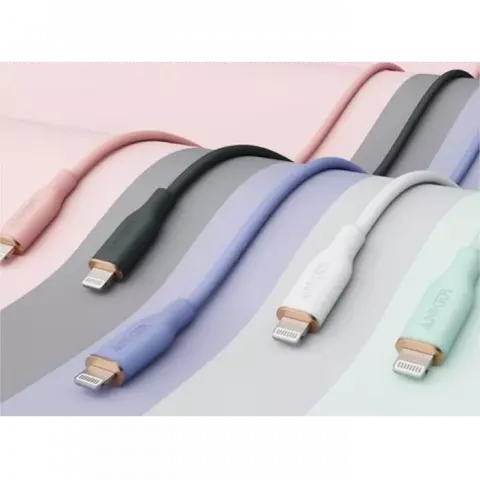 کابل شارژ 1.8 متری Type-C به Lightning انکر مدل PowerLine III Flow A8663
