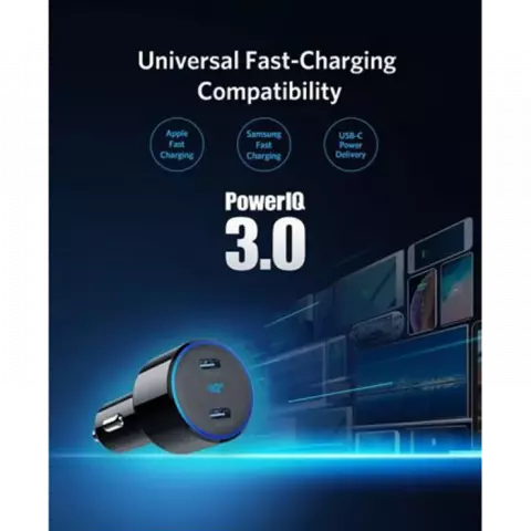 شارژر فندکی ANKER مدل PowerDrive Plus III DUO A2725