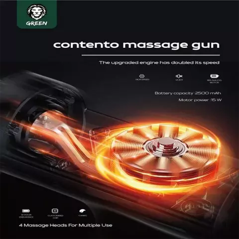 ماساژور برقی Green Lion مدل GNFG2500MBL