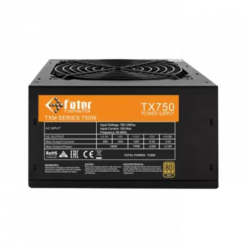 پاور 750 وات Fater مدل TX750M 80Plus Gold