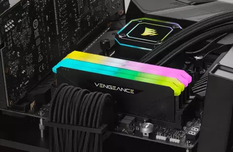 رم دسکتاپ (16GB*2) 32 گیگابایت Corsair مدل VENGEANCE RGB RS DDR4 3200MHz