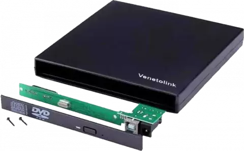 باکس تبدیل DVD رایتر اینترنال به اکسترنال Ventolink مدل Colorful