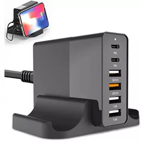شارژر رومیزی DEVIA مدل Multi Port