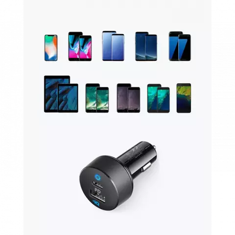 شارژر فندکی Anker مدل PowerDrive PD+2 A2732