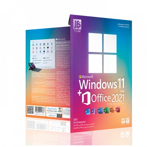 سیستم عامل Windows 11 21H2 نسخه 64 بیتی به همراه Office 2021 شرکت JB-Team