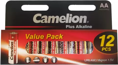 باتری قلمی Camelion مدل Plus Alkaline LR6-HP12