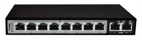 سوییچ 10 پورت D-Link مدل DES-F1010P-E