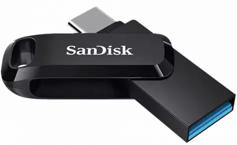 فلش مموری 64 گیگابایت Sandisk مدل  ULTRA DUAL DRIVE GO