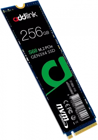 حافظه SSD اینترنال 256 گیگابایت Addlink مدل S68 NVMe M.2