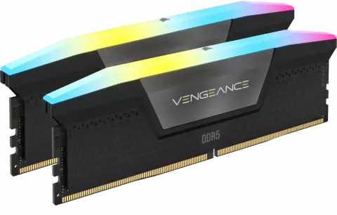 رم دسکتاپ (16GB*2) 32 گیگابایت Corsair مدل VENGEANCE RGB DDR5 5600MHz