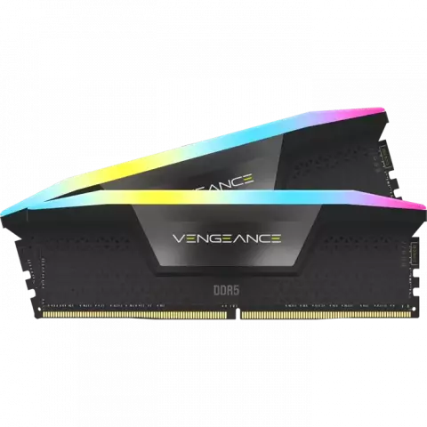 رم دسکتاپ (16GB*2) 32 گیگابایت Corsair مدل VENGEANCE RGB DDR5 6200MHz