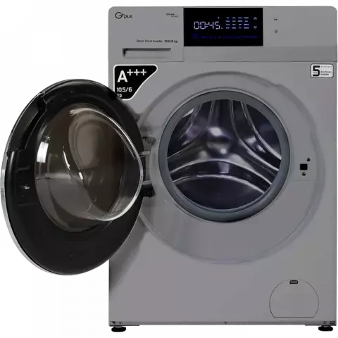ماشین لباسشویی اتومات 10.5 کیلویی جی‌ پلاس مدل MD1069W