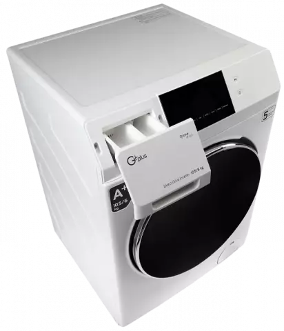 ماشین لباسشویی اتومات 10.5 کیلویی جی‌ پلاس مدل MD1069W