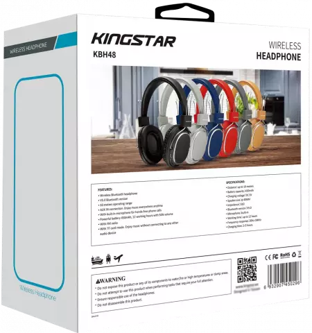 هدفون بی سیم KINGSTAR مدل KBH48