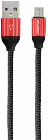 KINGSTAR K21A 1M BLACK/RED MATIN ANDROID CABLE