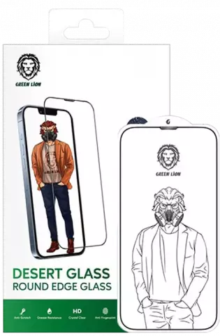 محافظ صفحه نمایش Green Lion مدلDesert Glass مناسب برای iPhone 13 / 13 Pro