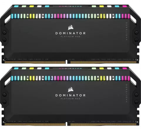 رم دسکتاپ (16GB*2) 32 گیگابایت Corsair مدل DOMINATOR PLATINUM RGB DDR5 6000MHz