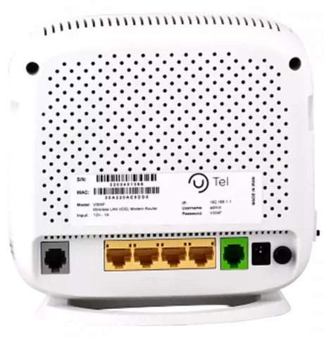 مودم روتر VDSL2/ADSL2 PLUS بی سیم U.TEL مدل V304F