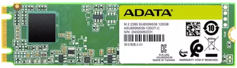 حافظه SSD اینترنال 120 گیگابایت Adata مدل ULTIMATE SU650 M.2