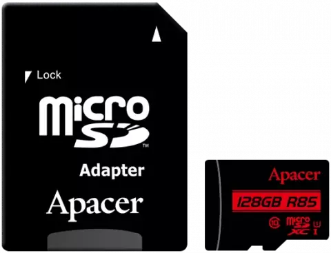 مموری کارت 128 گیگابایت Apacer همراه با آداپتور
