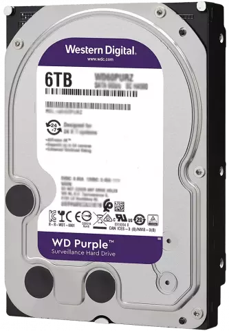 هارد اینترنال 6 ترابایت WD مدل Purple Surveillance WD63PURZ 