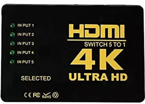 سوییچ HDMI 4K پنج پورت D-NET