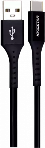 KINGSTAR K63 C 25CM WHITE/SILVER MATIN TYPE-C CABLE