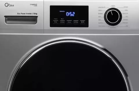ماشین لباسشویی اتومات 8 کیلوگرم جی پلاس مدل K8340W