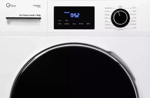 ماشین لباسشویی اتومات 8 کیلوگرم جی پلاس مدل K8340W
