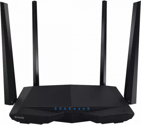TENDA AC6 AC1200 SMART DUAL-BAND BLACK ASLI WIFI ROUTER
