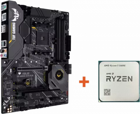 باندل مادربرد Asus TUF Gaming X570 Plus به همراه پردازنده AMD Ryzen 5 5600G