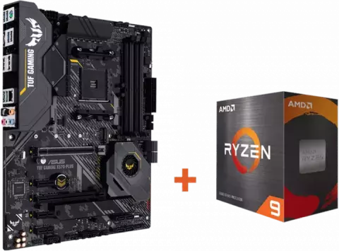 باندل مادربرد Asus TUF Gaming X570 plus به همراه پردازنده AMD Ryzen 9 5900X