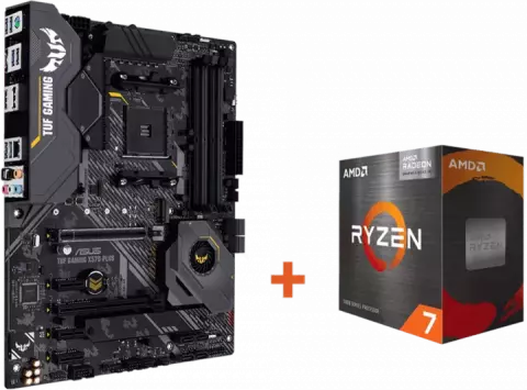 باندل مادربرد Asus TUF Gaming X570 Plus به همراه پردازنده AMD Ryzen 7 5700G