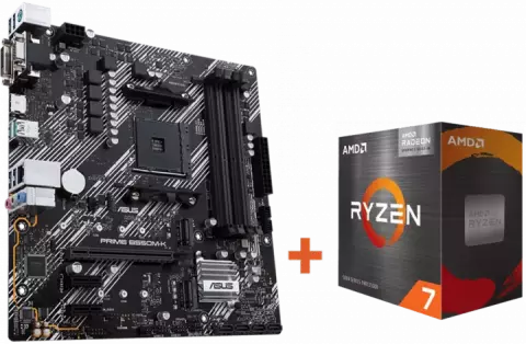 باندل مادربرد Asus Prime B550M-K به همراه پردازنده AMD Ryzen 7 5700G