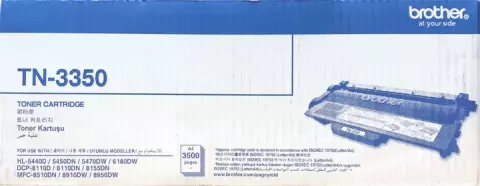 تونر کارتریج مشکی طرح اصلی BROTHER مدل TN-3350