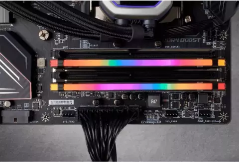 رم دسکتاپ (8GB*2) 16 گیگابایت Corsair مدل VENGEANCE RGB PRO DDR4 3200MHz