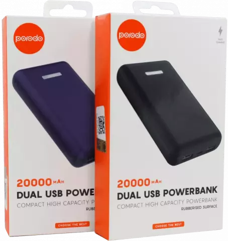 پاور بانک 20000میلی آمپر ساعت porodo مدل PD-PB200