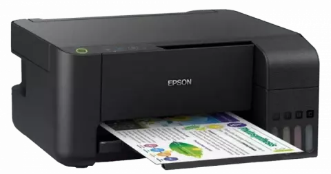 پرینتر سه کاره جوهر افشان رنگی EPSON مدل L3150