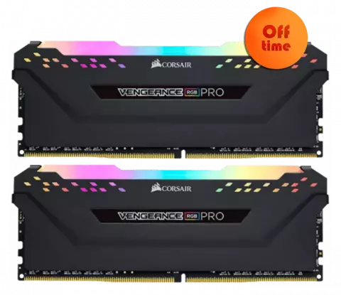 رم دسکتاپ (16GB*2) 32 گیگابایت Corsair مدل VENGEANCE RGB PRO DDR4 3600MHz