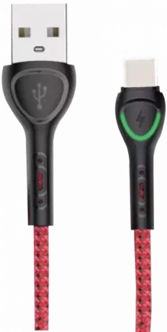 KINGSTAR K24 C 1M BLACK/WHITE MATIN TYPE-C CABLE