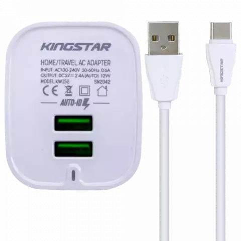 شارژر دیواری KINGSTAR مدل  KW152 C