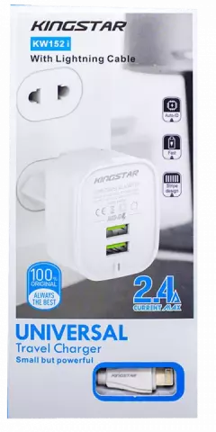 شارژر دیواری KINGSTAR مدل KW152 i