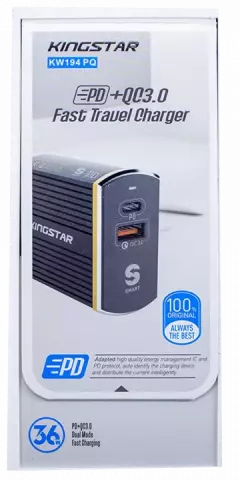 شارژر دیواری KINGSTAR مدل KW194 PQ
