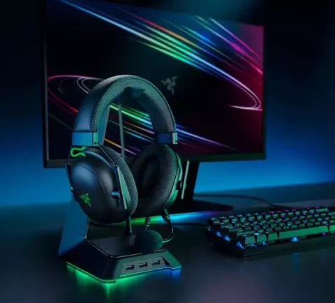 هدست سیمی گیمینگ Razer مدل BlackShark V2 به همراه کارت صدا