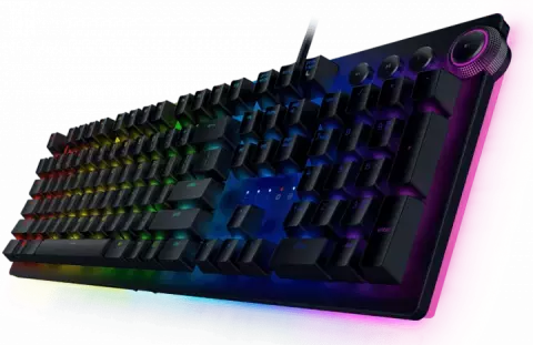 کیبورد سیمی گیمینگ Razer مدل Huntsman Elite با سوییچ بنفش